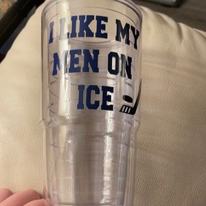 “I like my men on ice” tumbler